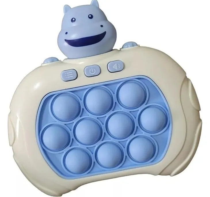 Pop It Brinquedo de apertar Sensorial Toy Hipopótamo Azul