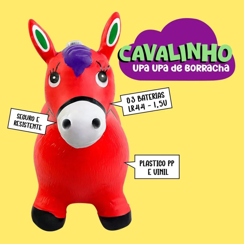 Cavalinho Upa-Upa Com Musica Direto Da Fabrica Oferta- SEM BOMBA